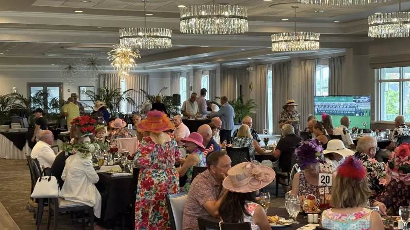 Derby Day in our Ball Room